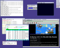 Dillo displaying the G-Darius video page on Razorback