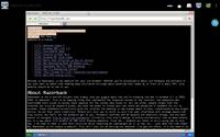 Razorback homepage in WebView, running under Limbo x86 emulator